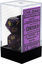 Polyhedral 7-Dice Set CHX26440 - Gemini Black-Purple/Gold